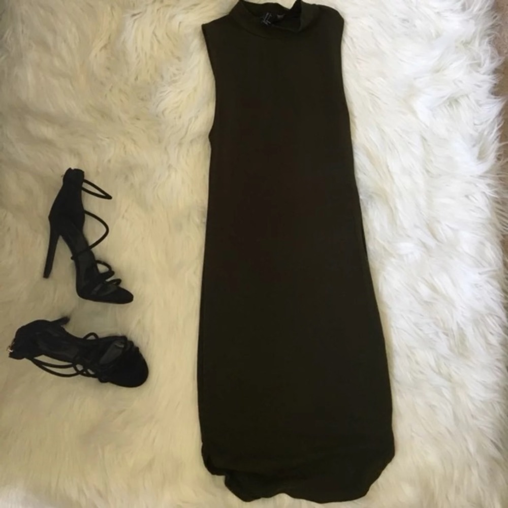 Olive Green Dress